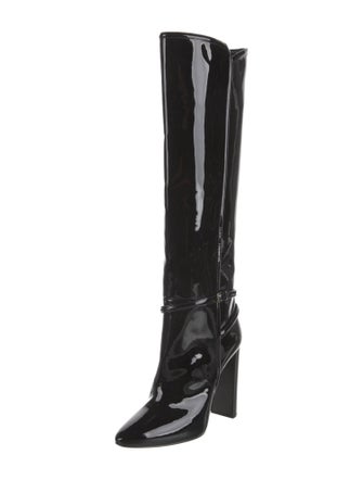 Saint Laurent Patent Leather Boots