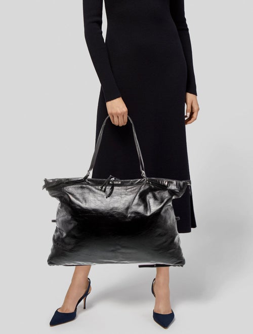 Saint Laurent Leather ID Convertible Bag Large