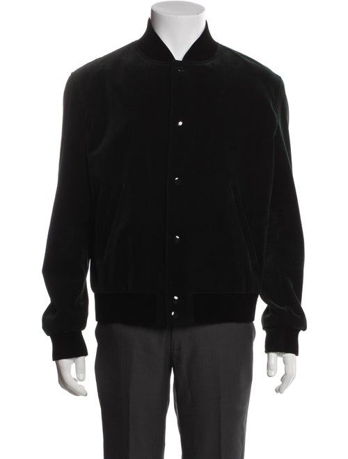 Saint Laurent 2022 Signature Logo Bomber Jacket