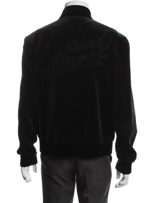 Saint Laurent 2022 Signature Logo Bomber Jacket