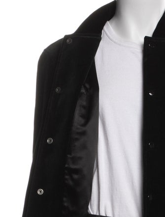 Saint Laurent 2022 Signature Logo Bomber Jacket