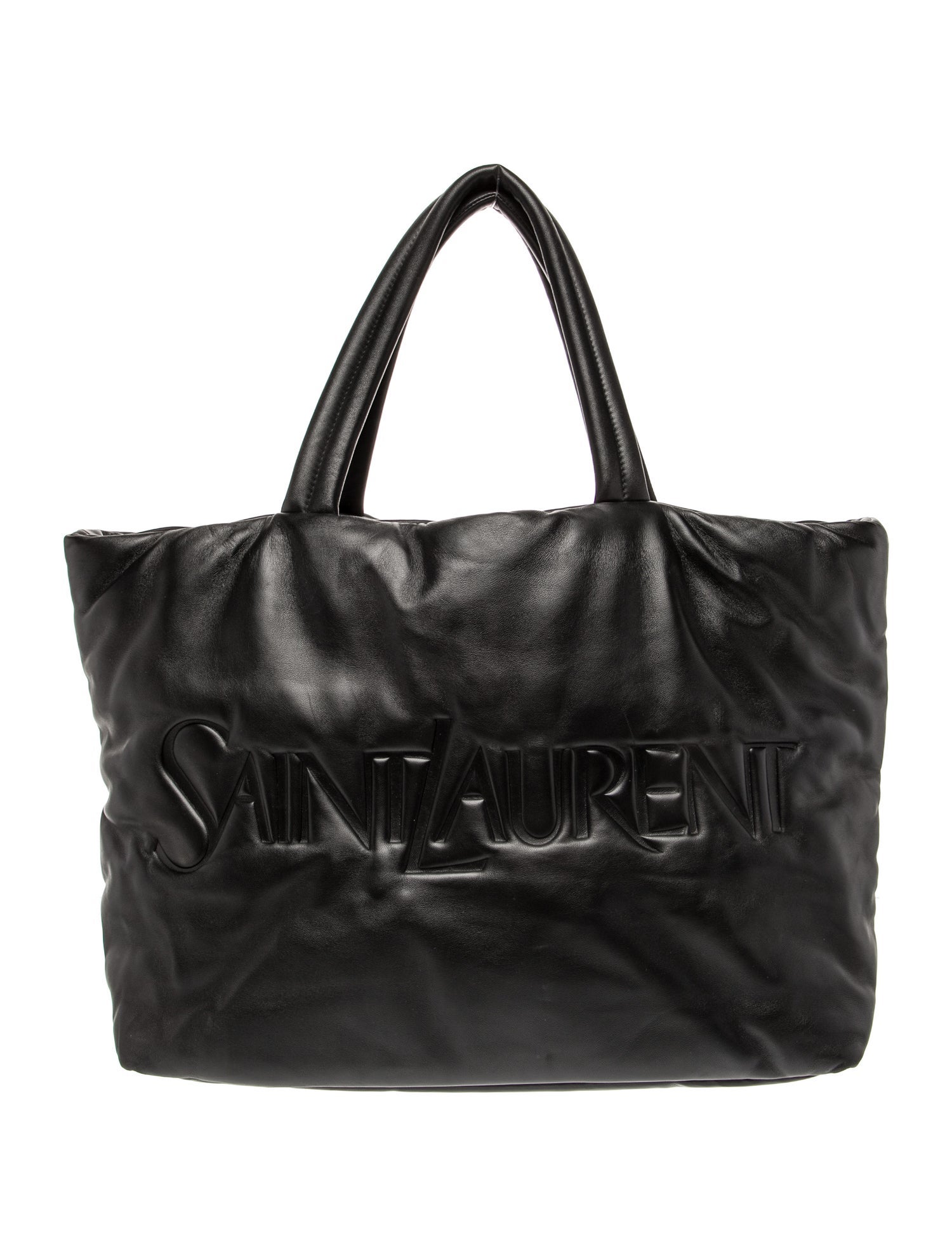 Saint Laurent Leather Tote 2023