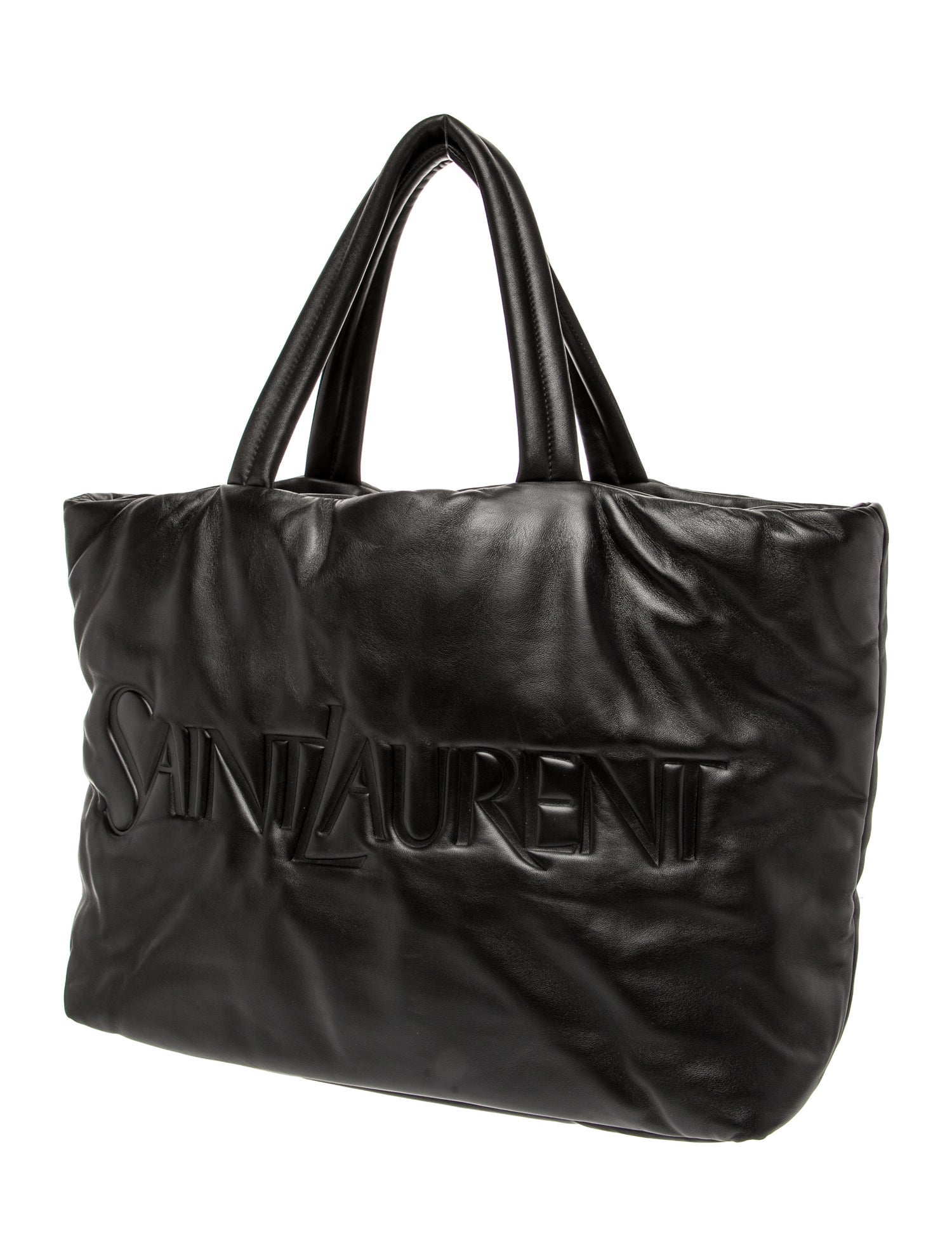 Saint Laurent Leather Tote 2023