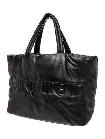 Saint Laurent Leather Tote 2023