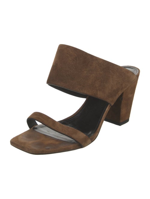 Saint Laurent Suede Slides