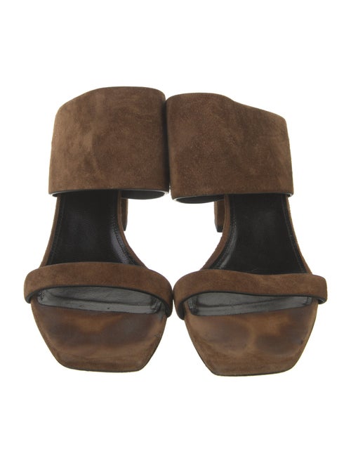 Saint Laurent Suede Slides