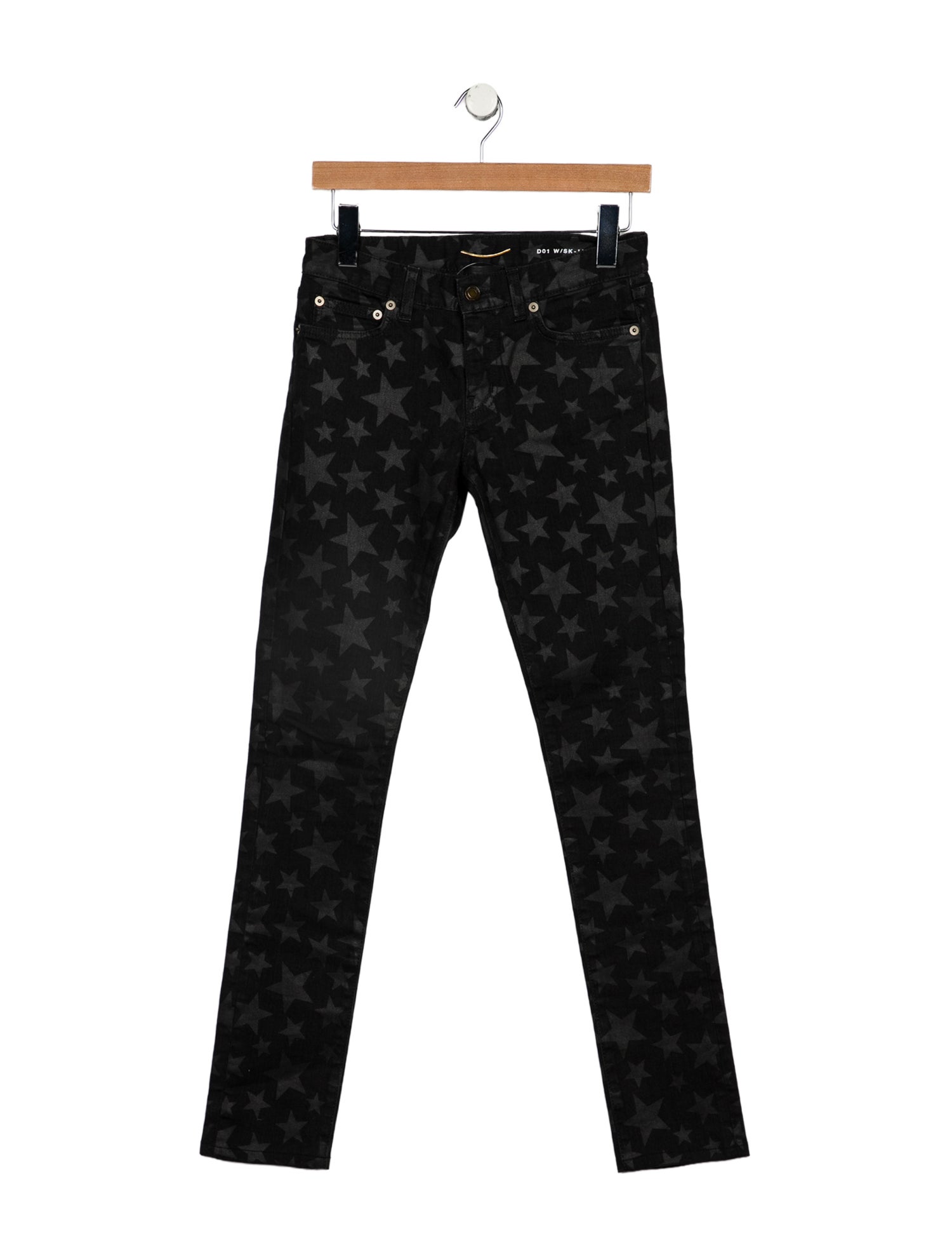 Saint Laurent Low-Rise Skinny Leg Jeans