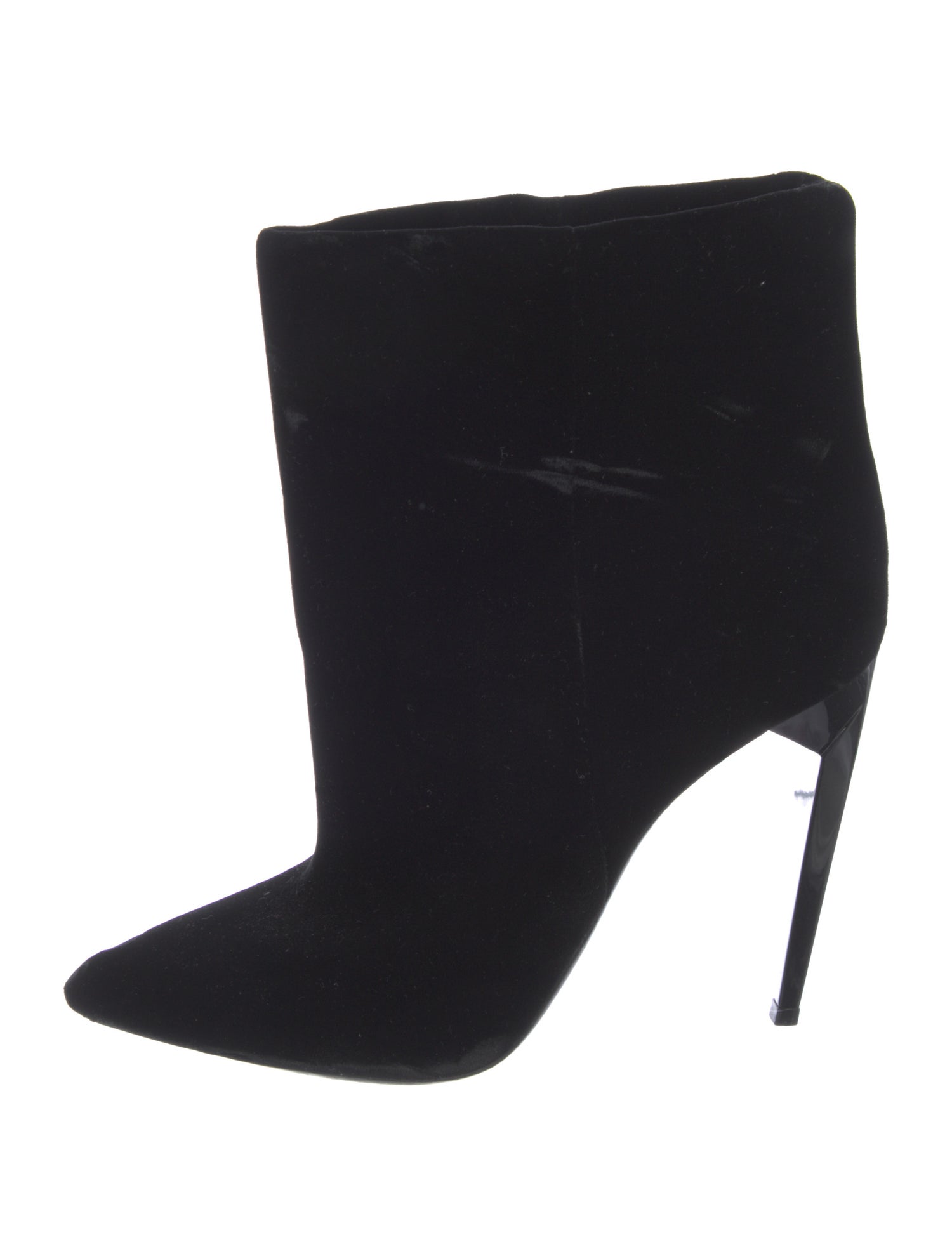 Saint Laurent Velvet Boots
