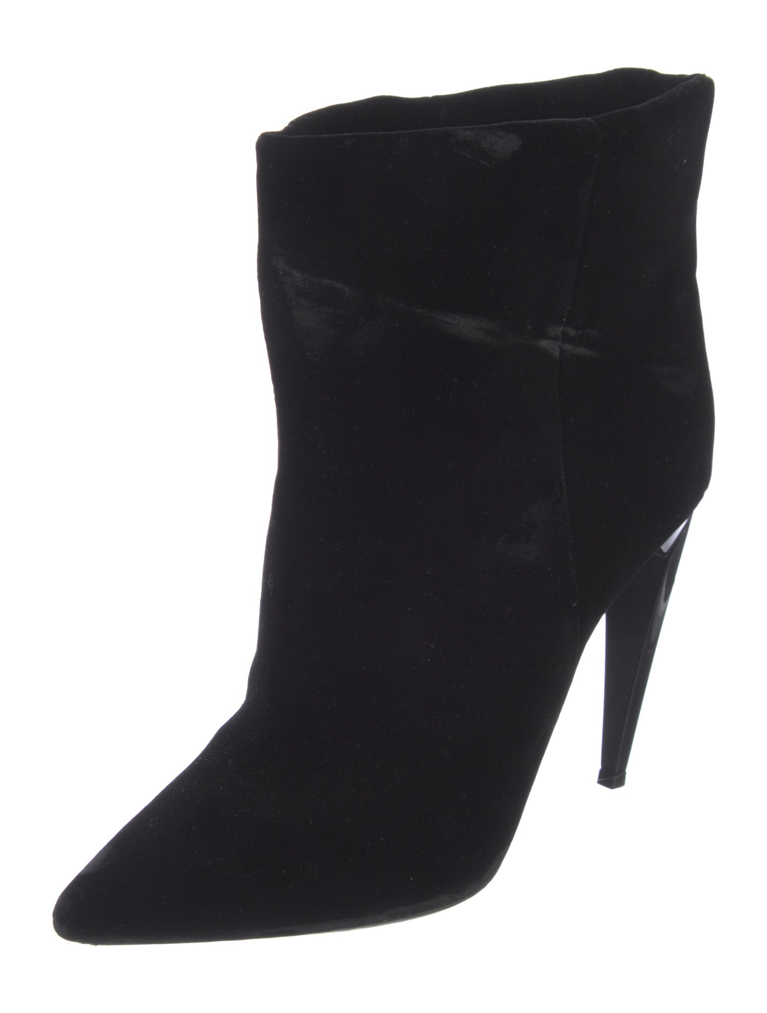 Saint Laurent Velvet Boots