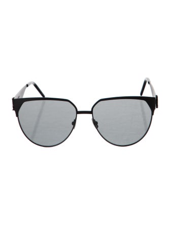 Saint Laurent Aviator Mirrored Sunglasses
