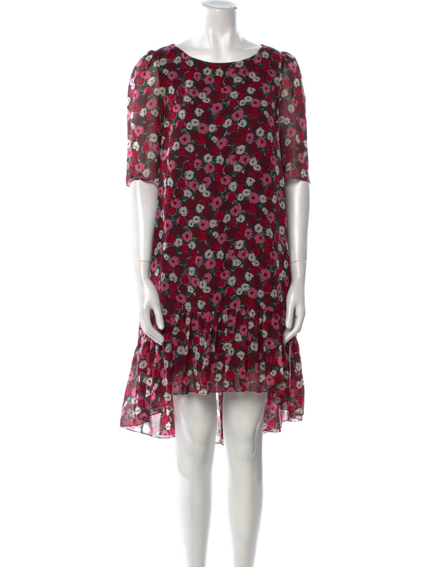 Saint Laurent Silk Knee-Length Dress