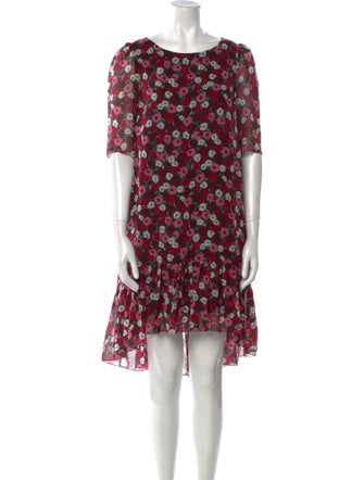 Saint Laurent Silk Knee-Length Dress