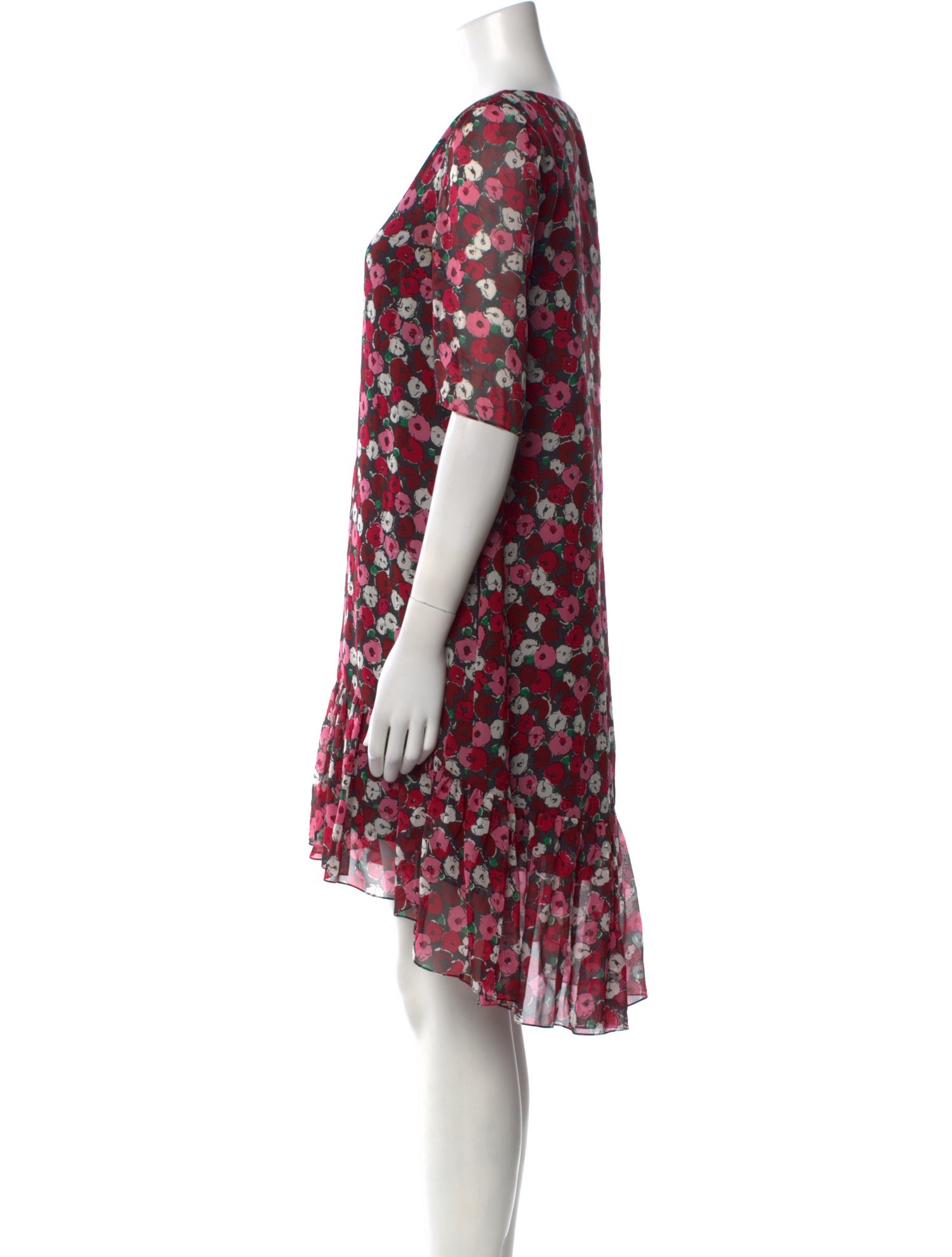 Saint Laurent Silk Knee-Length Dress