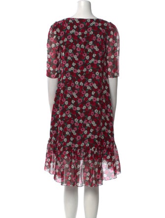Saint Laurent Silk Knee-Length Dress