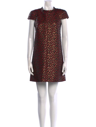 Saint Laurent Printed Mini Dress