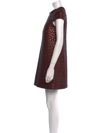 Saint Laurent Printed Mini Dress