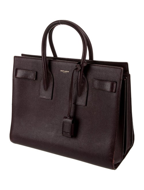 Saint Laurent Leather Sac De Jour Small