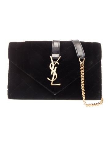 Saint Laurent Shoulder Bags Velvet Envelope Bag Small