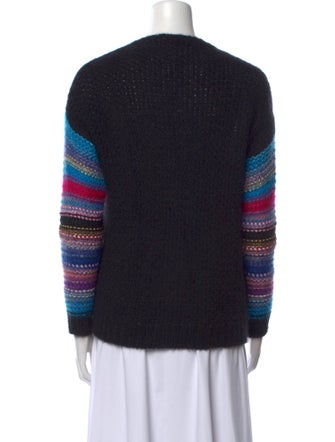 Saint Laurent Mohair Printed Sweater