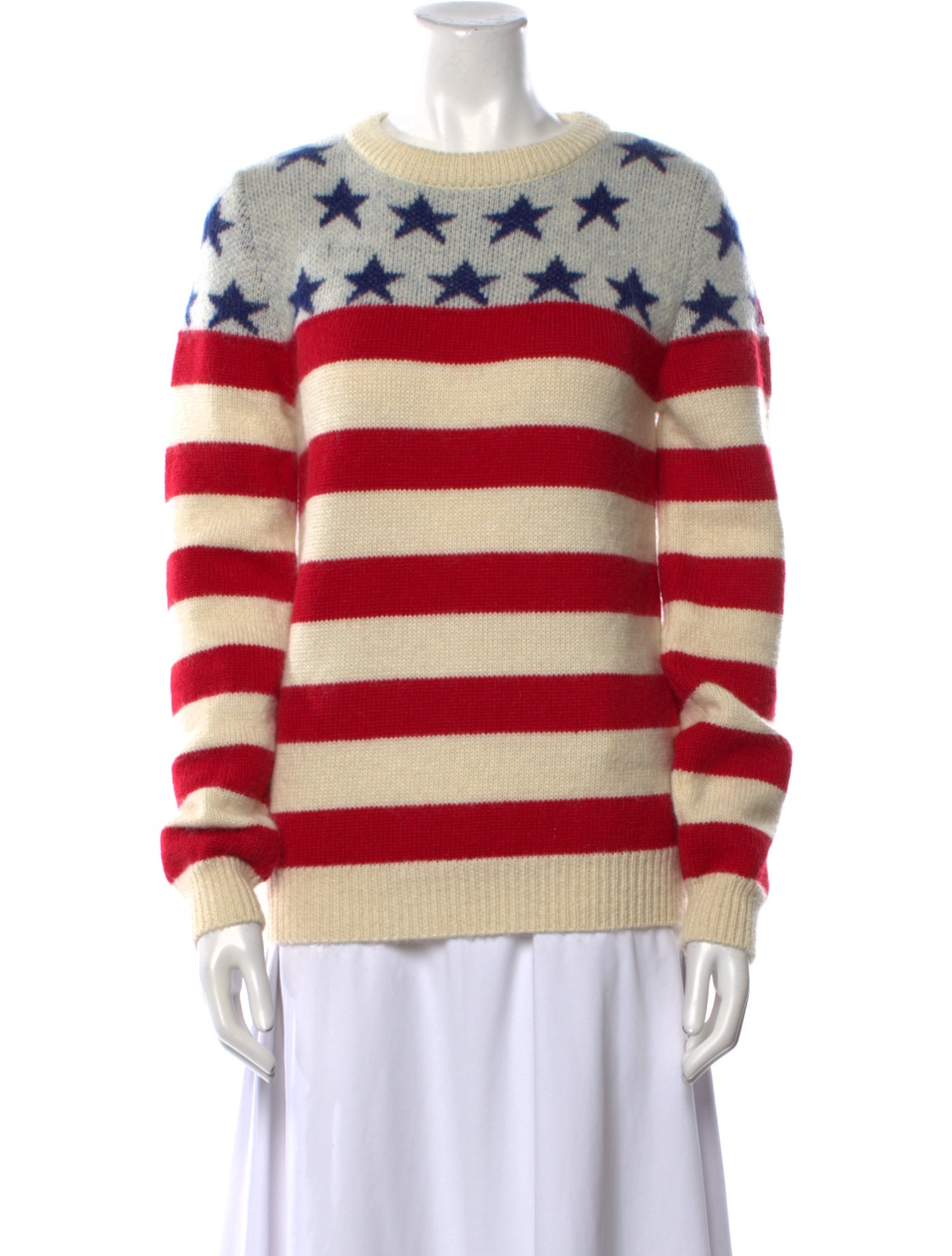 Saint Laurent Wool Striped Sweater