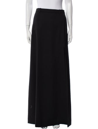 Saint Laurent Wool Long Skirt