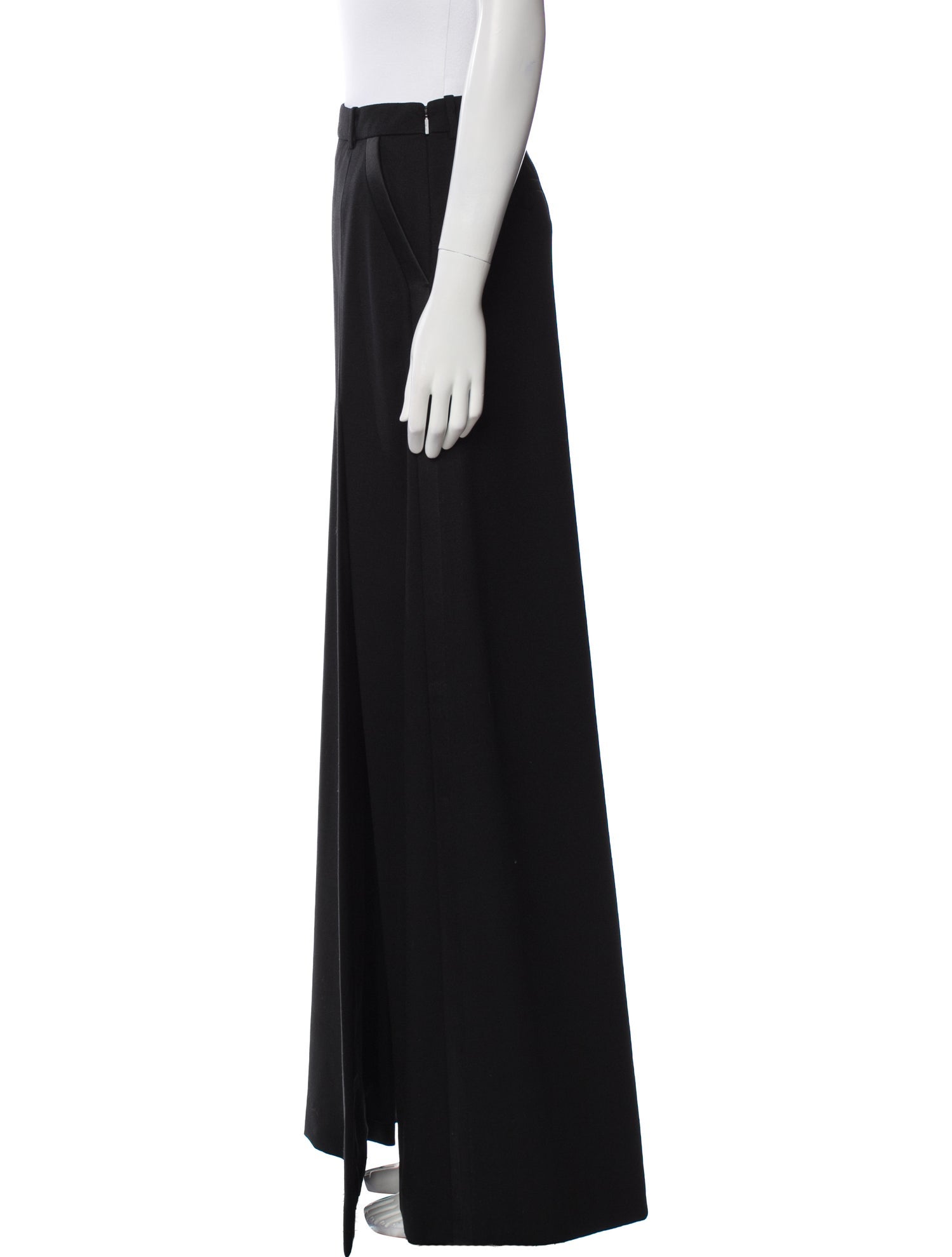 Saint Laurent Wool Long Skirt