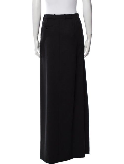 Saint Laurent Wool Long Skirt
