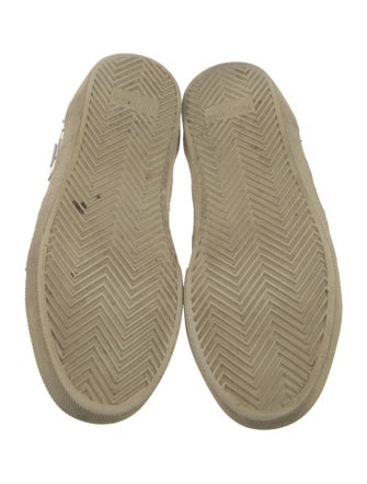 Saint Laurent Leather Colorblock Pattern Sneakers