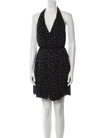 Saint Laurent Printed Mini Dress