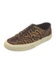 Saint Laurent Canvas Animal Print Sneakers
