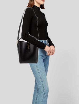 Saint Laurent Leather Le 37 Bucket 2023