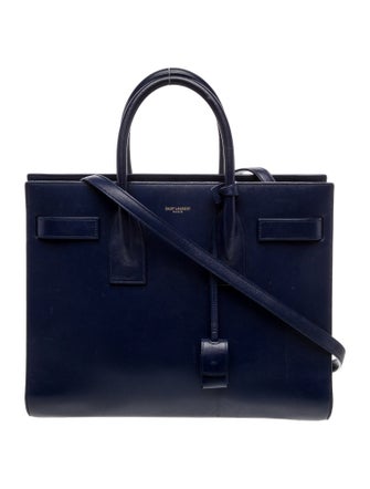Saint Laurent Leather Sac De Jour