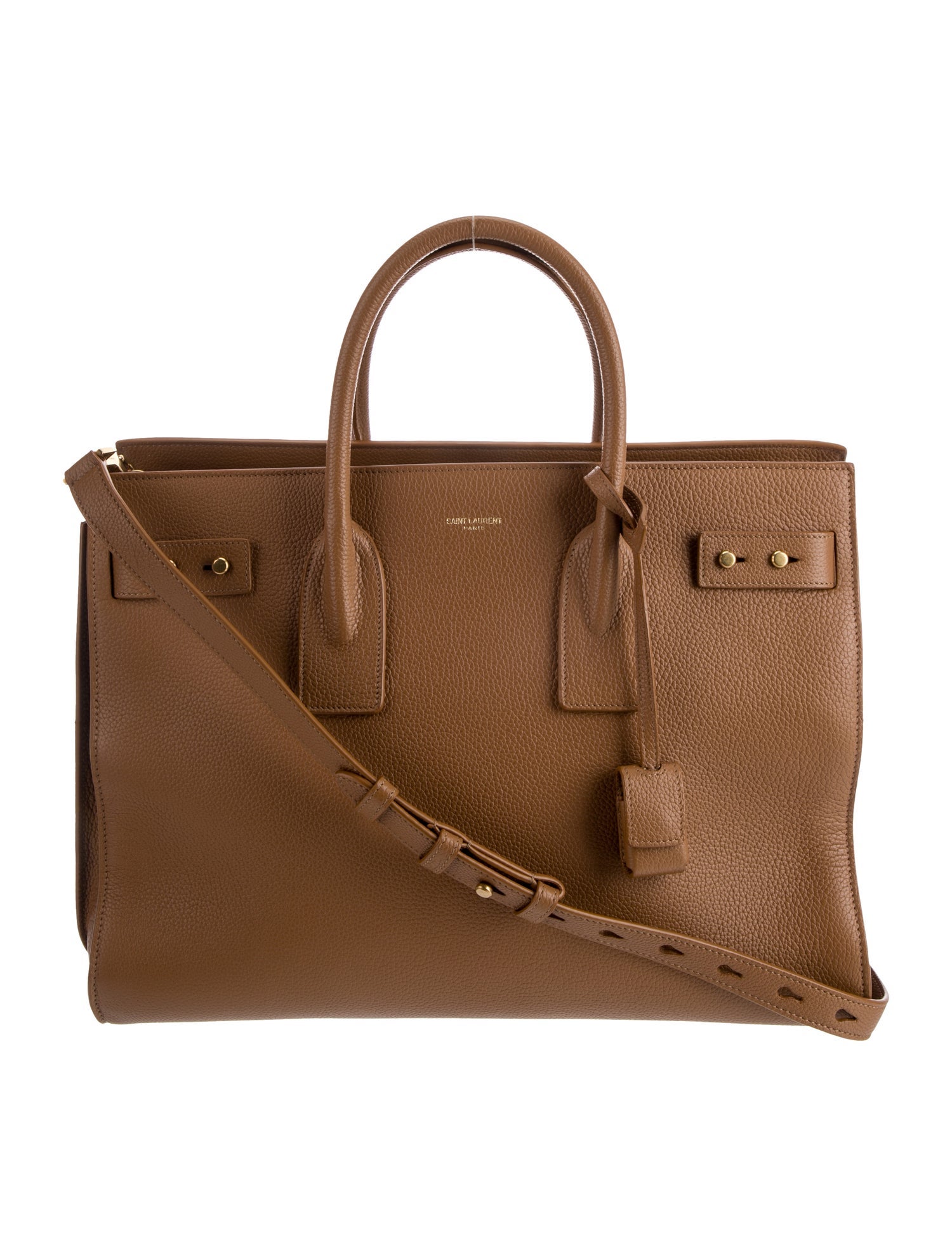 Saint Laurent Leather Sac De Jour Medium