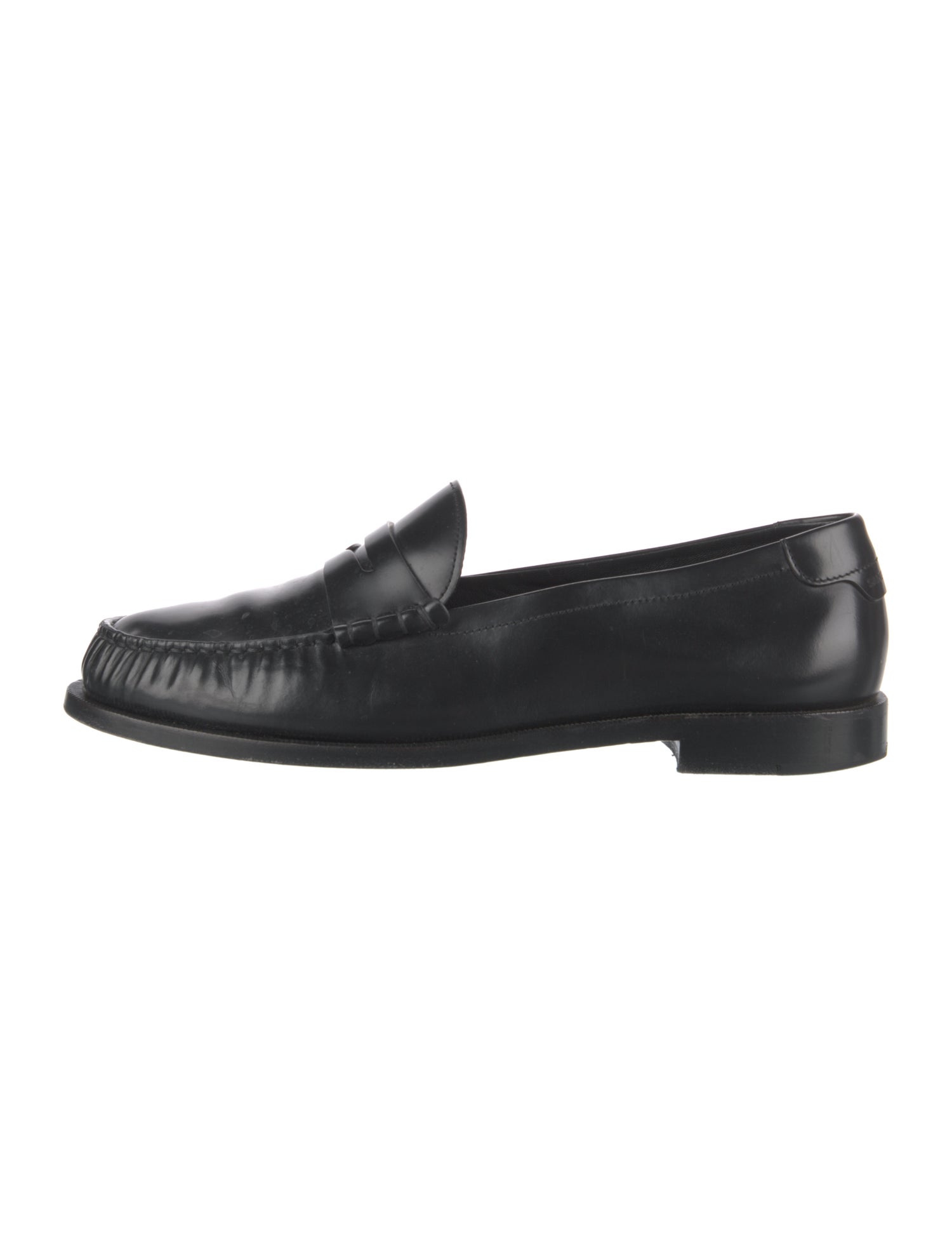 Saint Laurent Leather Dress Loafers