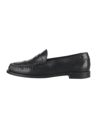 Saint Laurent Leather Dress Loafers