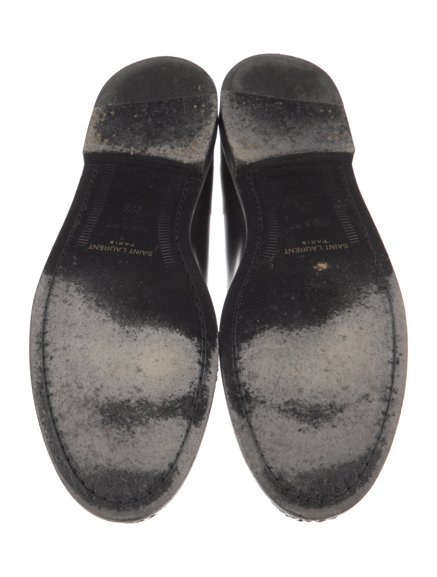 Saint Laurent Leather Dress Loafers