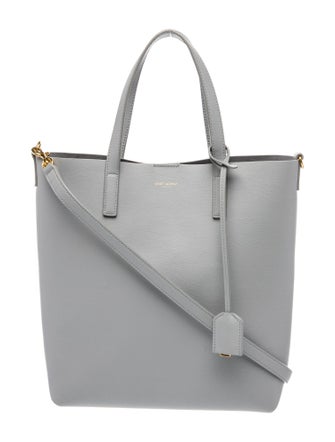 Saint Laurent Leather N/S Shopping Toy