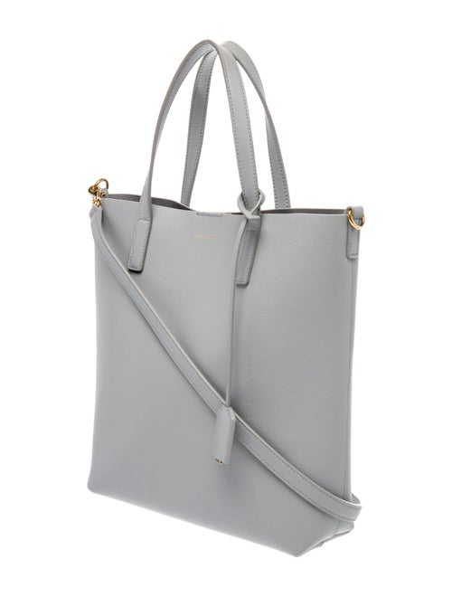 Saint Laurent Leather N/S Shopping Toy