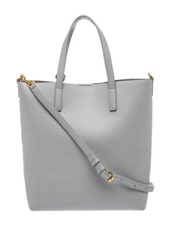 Saint Laurent Leather N/S Shopping Toy