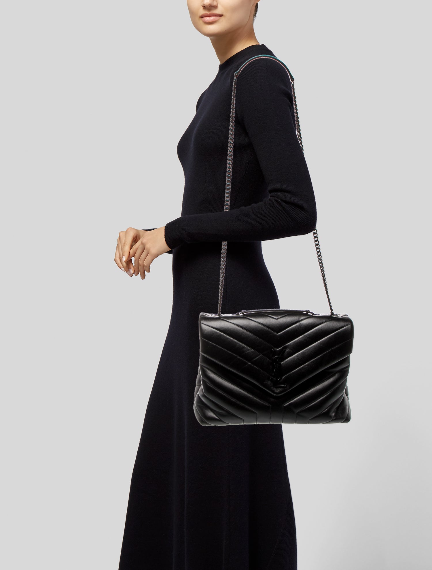 Saint Laurent Leather LouLou Medium