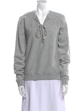 Saint Laurent 2017 V-Neck Sweatshirt