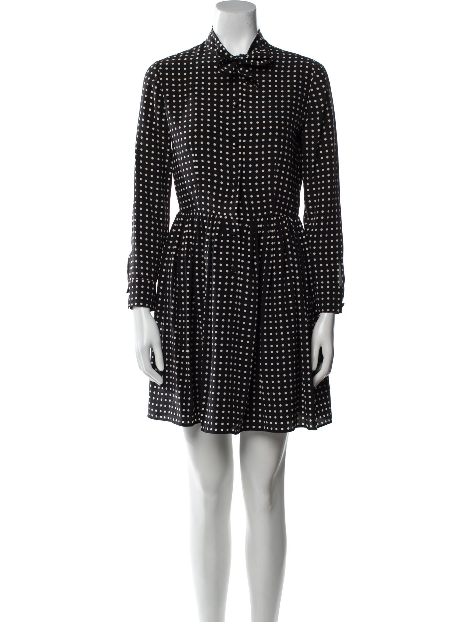 Saint Laurent Silk Mini Dress