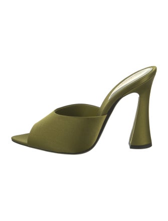 Saint Laurent Satin Mules
