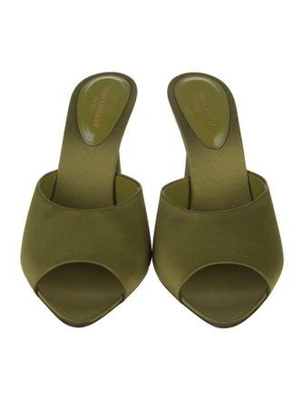 Saint Laurent Satin Mules