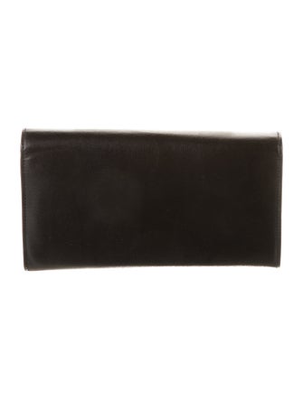 Saint Laurent 2018 Signature Logo Continental Wallet