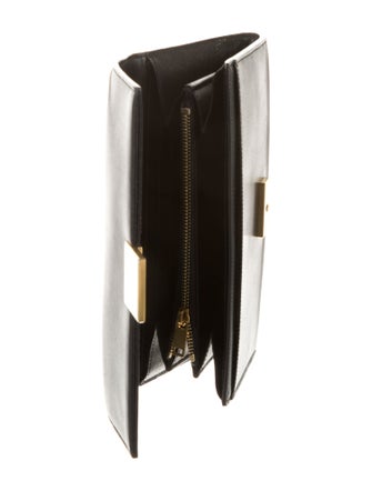 Saint Laurent 2018 Signature Logo Continental Wallet