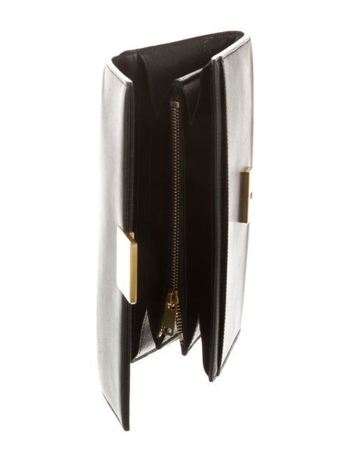 Saint Laurent 2018 Signature Logo Continental Wallet