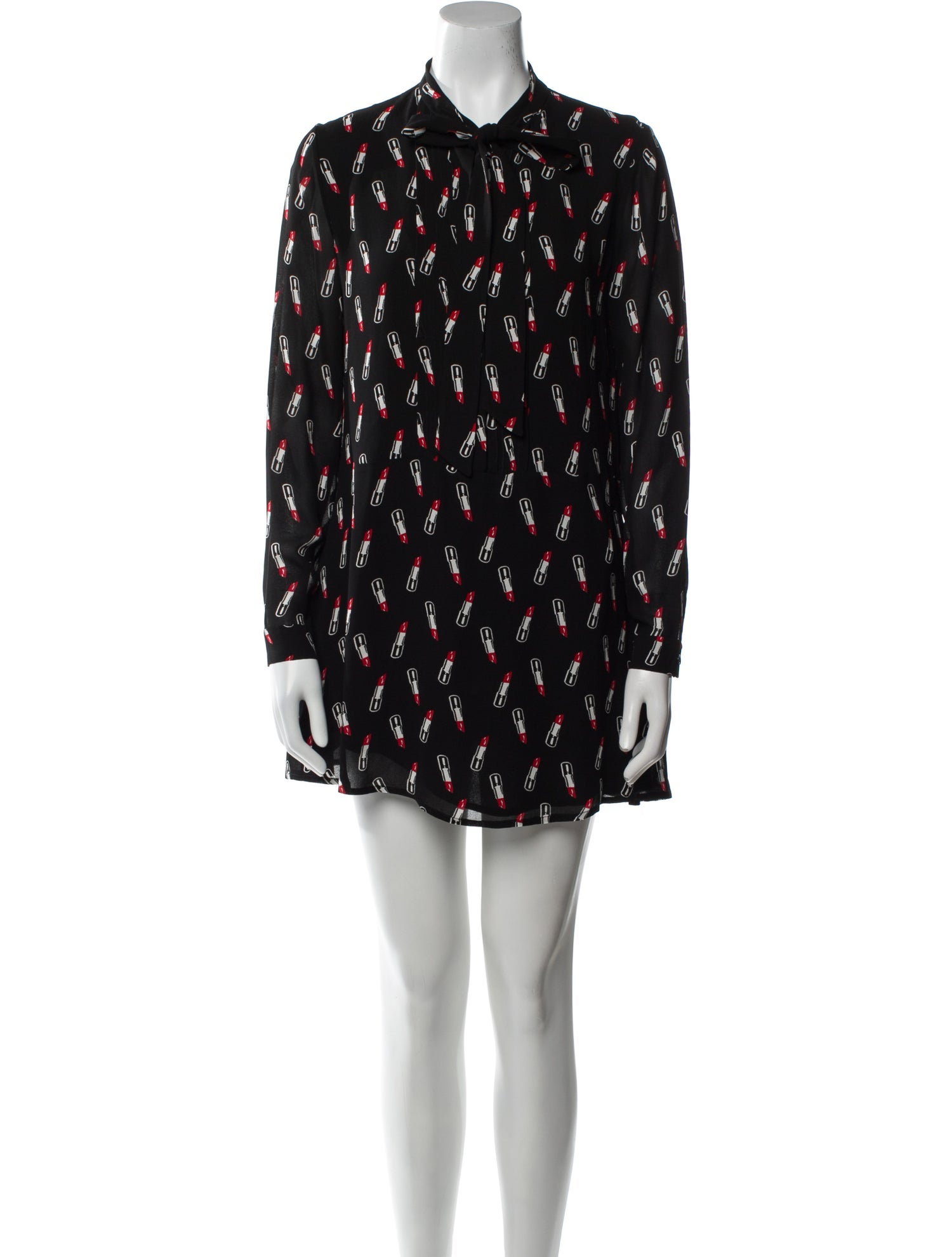 Saint Laurent Printed Mini Dress