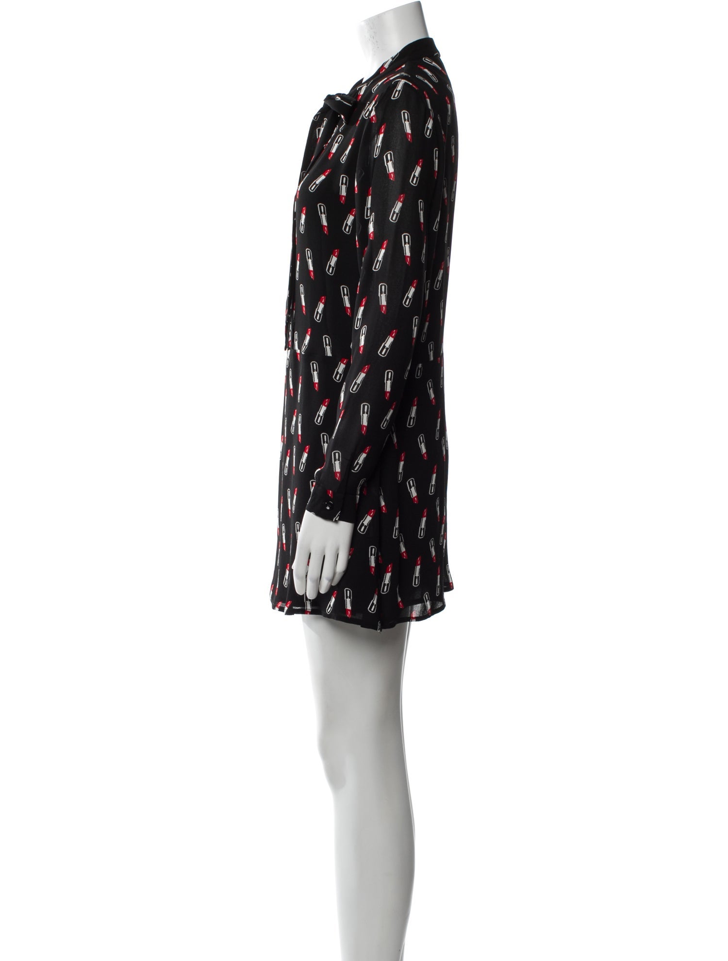 Saint Laurent Printed Mini Dress