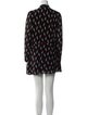 Saint Laurent Printed Mini Dress